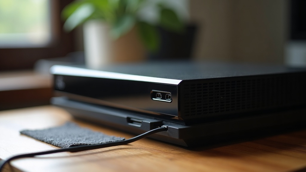 Close-up of a game console's rear ventilation panel, relevant to understanding console failure and overheating