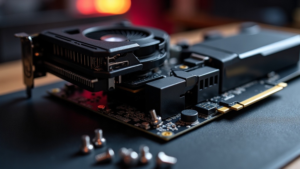 Close-up of a graphics card being installed into a gaming PC, illustrating which components matter most for the money