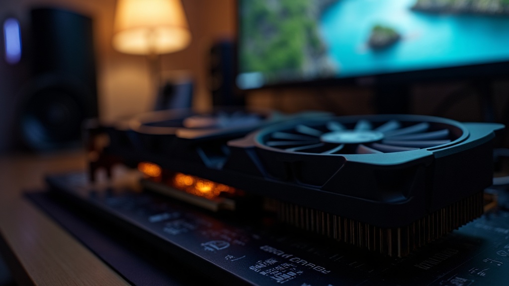 Graphics card close-up representing the hardware that performs upscaling for modern games