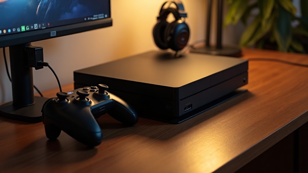 Gaming accessories including a controller, headset, and cable organizer arranged on a desk to illustrate which are worth buying